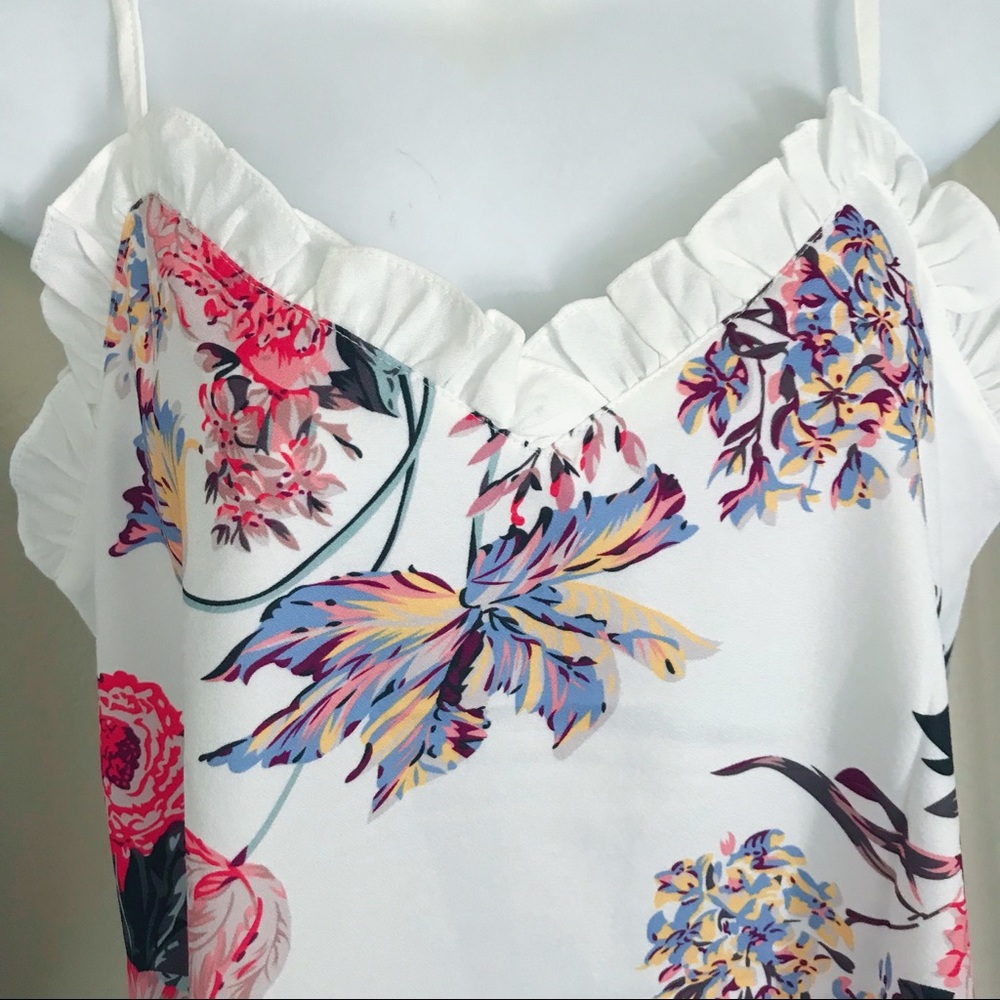 Ruffle Trim floral cami - Picture 4 of 5